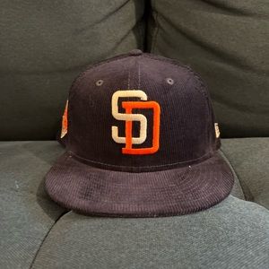 7 3/8 Throwback Corduroy San Diego Padres Hat